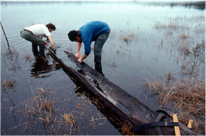 Purdy ancient canoe